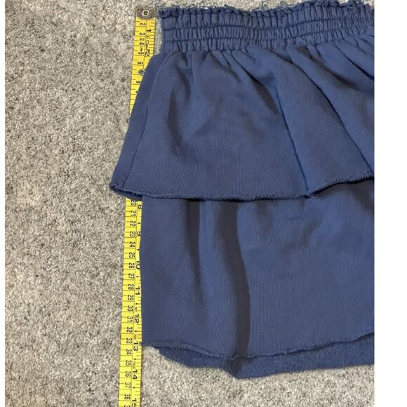 Aerie Weekend Ruffle Back to School Tiered Mini Skirt Size S/P Academia Preppy - Picture 6 of 10